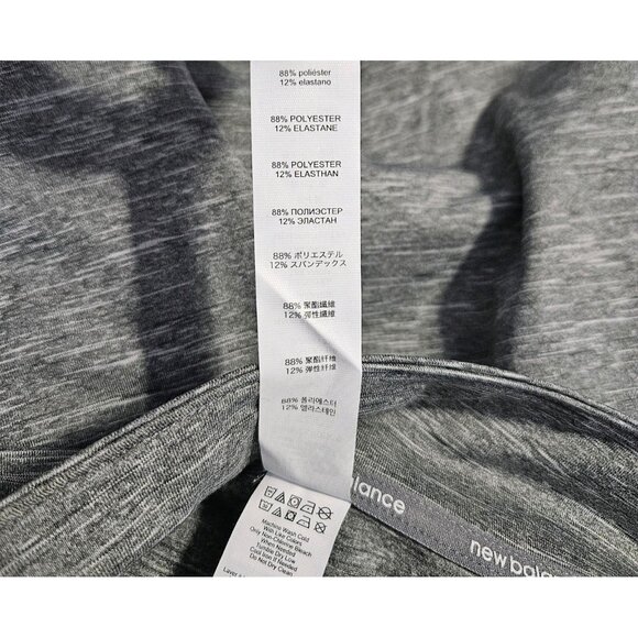 SOLD New Balance Mens Sz 2XL Athletic Long Sleeve Gray Half Zip Pullover Jacket - Picture 4 of 4